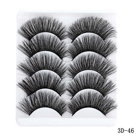 5 Pairs Multipack 5D Soft Mink