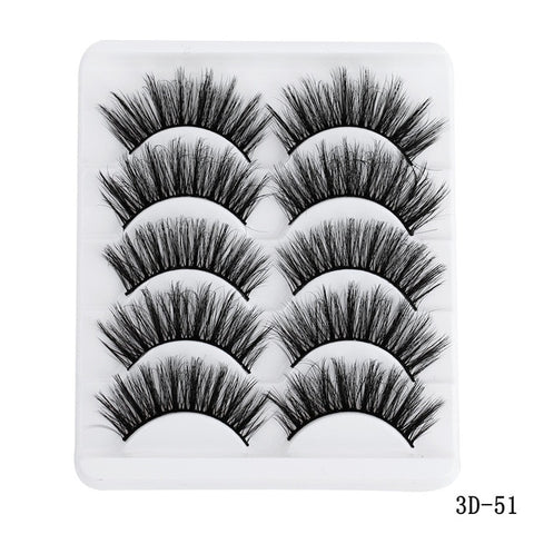 5 Pairs Multipack 5D Soft Mink