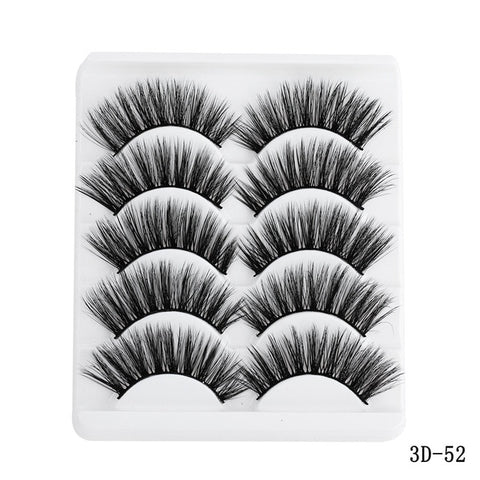 5 Pairs Multipack 5D Soft Mink