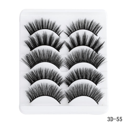 5 Pairs Multipack 5D Soft Mink