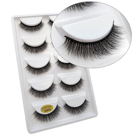 5 Pairs Mink EyeLashes 3D