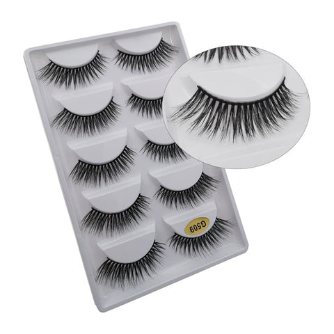 5 Pairs Mink EyeLashes 3D