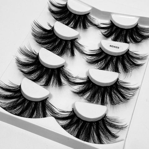 6D Mink False Eyelashes Fluffy