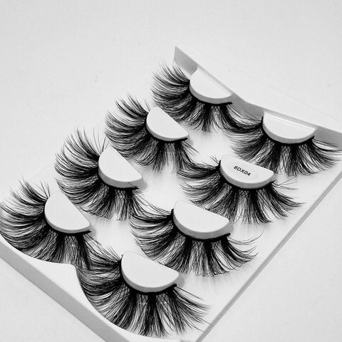 6D Mink False Eyelashes Fluffy