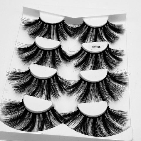 6D Mink False Eyelashes Fluffy