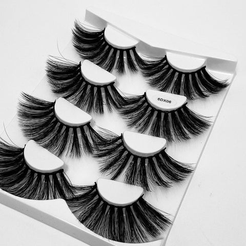 6D Mink False Eyelashes Fluffy