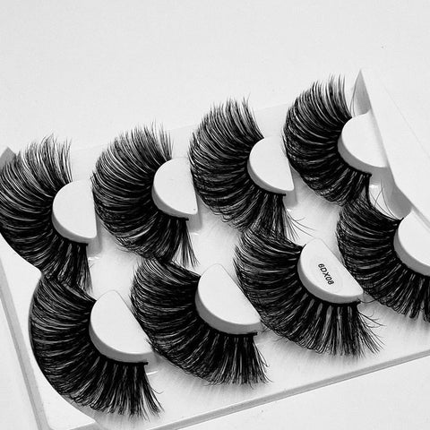 6D Mink False Eyelashes Fluffy