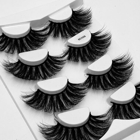 6D Mink False Eyelashes Fluffy