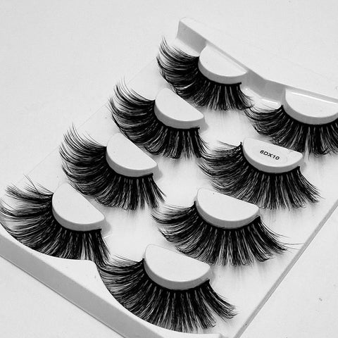 6D Mink False Eyelashes Fluffy