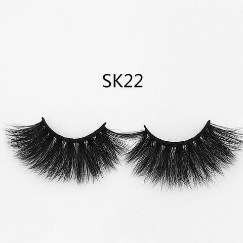 6D Mink False Eyelashes Fluffy