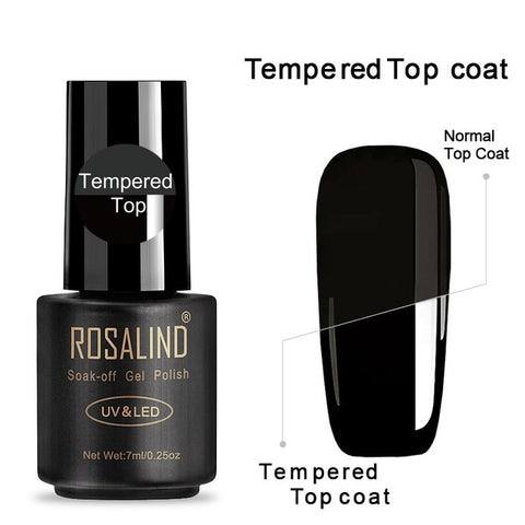 ROSALIND Neon Gel Polish varnishes Hybrid Nails For Manicure 7ML Semi Permanent Soak off Primer Base Top Coat Gel Nail Polish