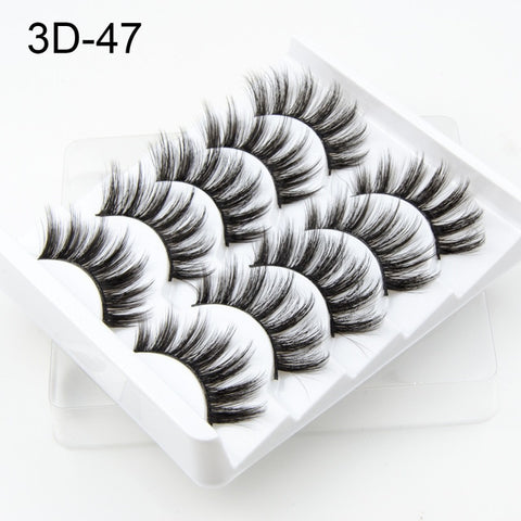 NAGARAKU 5 pairs 3D Mink False Eyelash