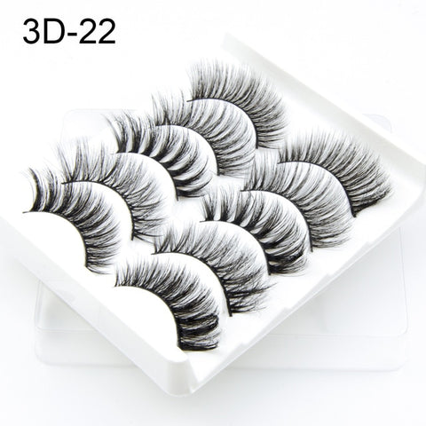 NAGARAKU 5 pairs 3D Mink False Eyelash