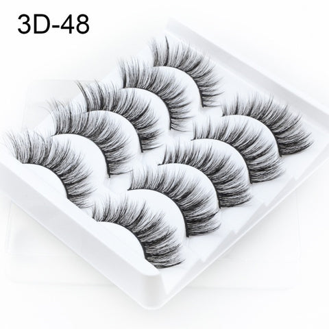 NAGARAKU 5 pairs 3D Mink False Eyelash