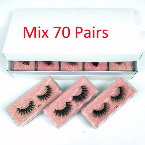 3D Mink Lashes Natural False Eyelashes