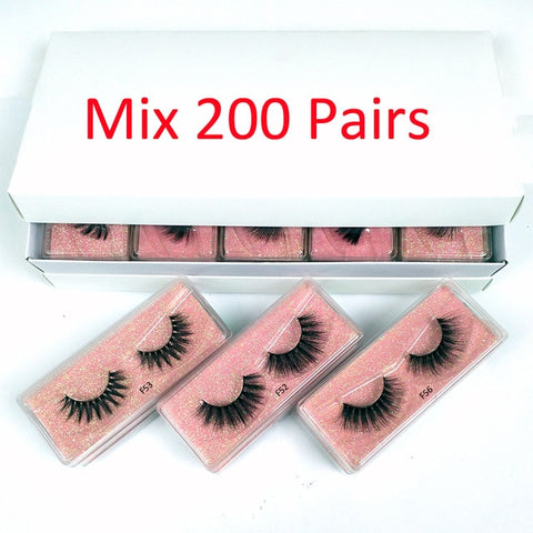 3D Mink Lashes Natural False Eyelashes