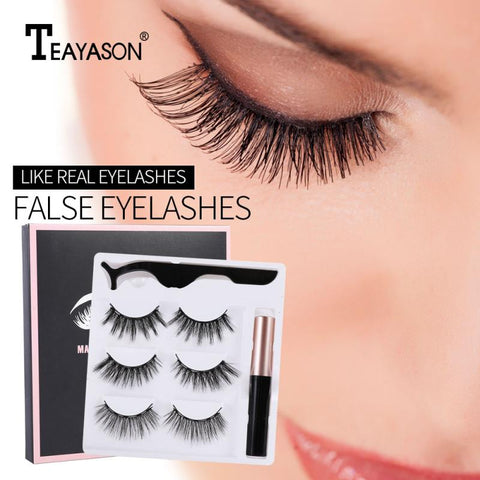 3  Pairs 3D Lashes Magnetic